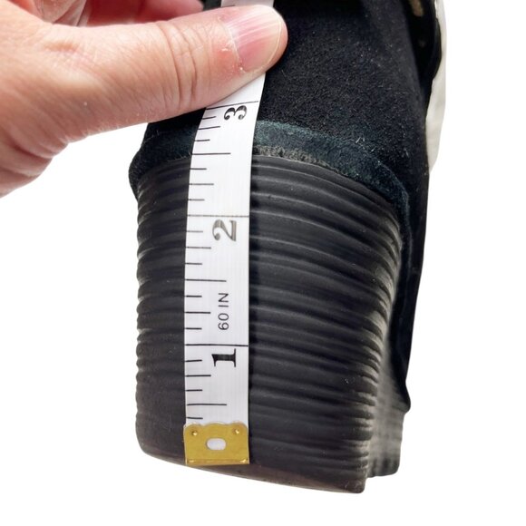 FLY London Yada Black Suede Mid-Calf Boot Size Euro 42 FLAW - Picture 11 of 15